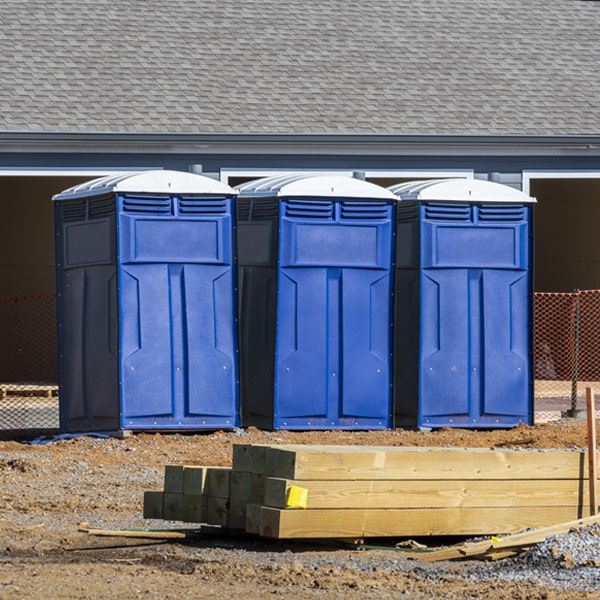 what is the maximum capacity for a single porta potty in Hinckley Illinois